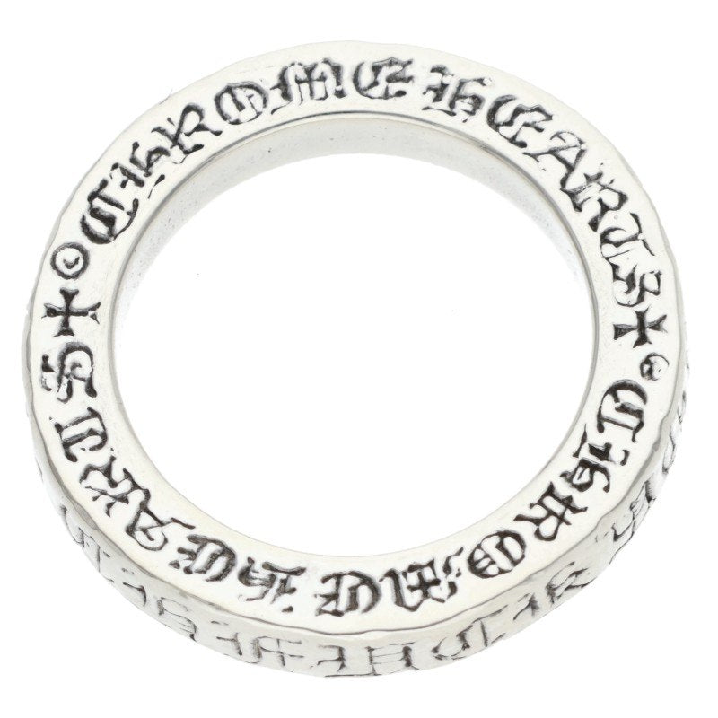 Chrome Hearts 3mm SPACER FUCKYOU Silver Ring Size 6.5