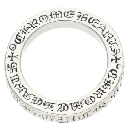 Chrome Hearts 3mm SPACER FUCKYOU Silver Ring Size 6.5