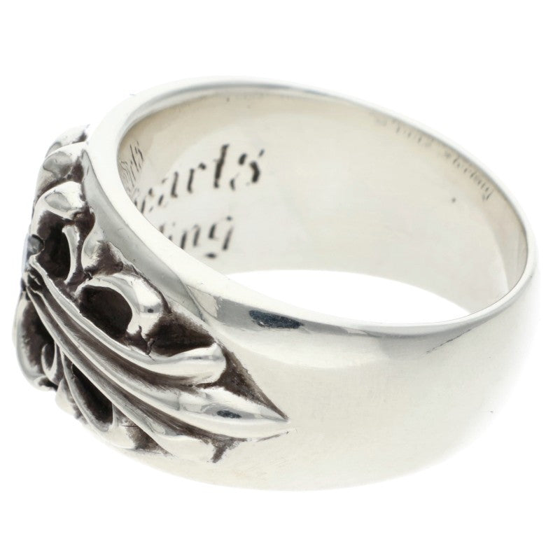 Chrome Hearts FLRL CRS 1 Diamond Silver Ring Size 18.5
