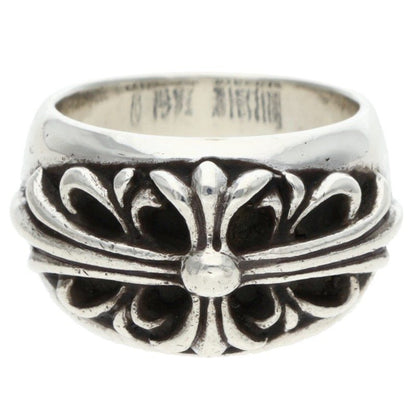 Chrome Hearts FLRL CRS Sterling Silver Ring Size ONE SIZE