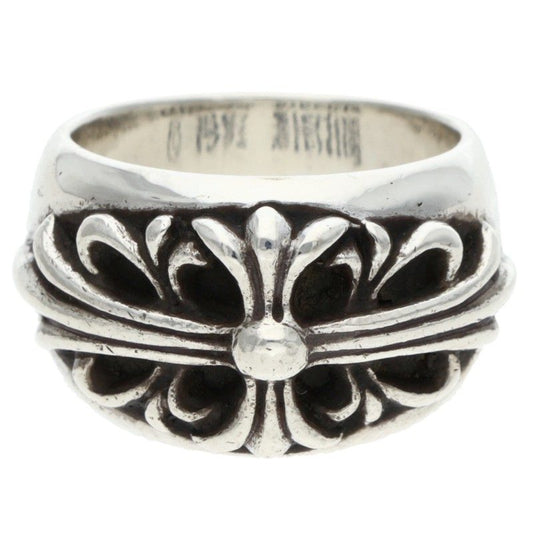 Chrome Hearts FLRL CRS Sterling Silver Ring Size ONE SIZE