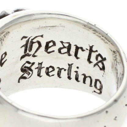 Chrome Hearts FLRL CRS Sterling Silver Ring Size ONE SIZE
