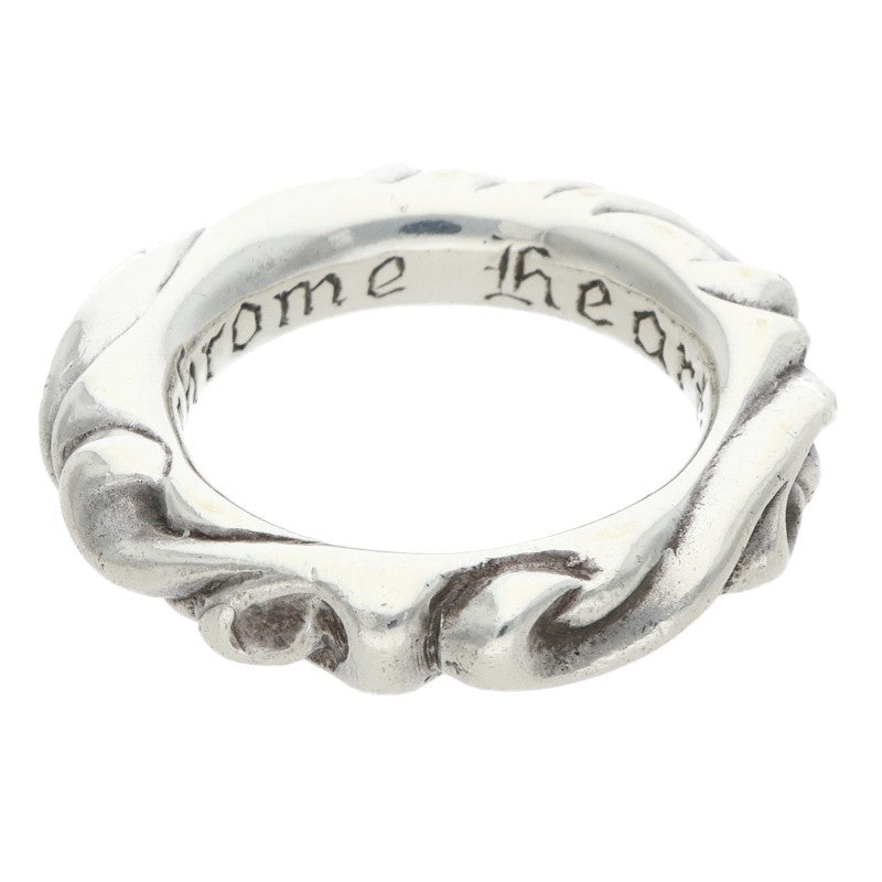Chrome Hearts SCRL BAND Silver Ring Size ONE SIZE