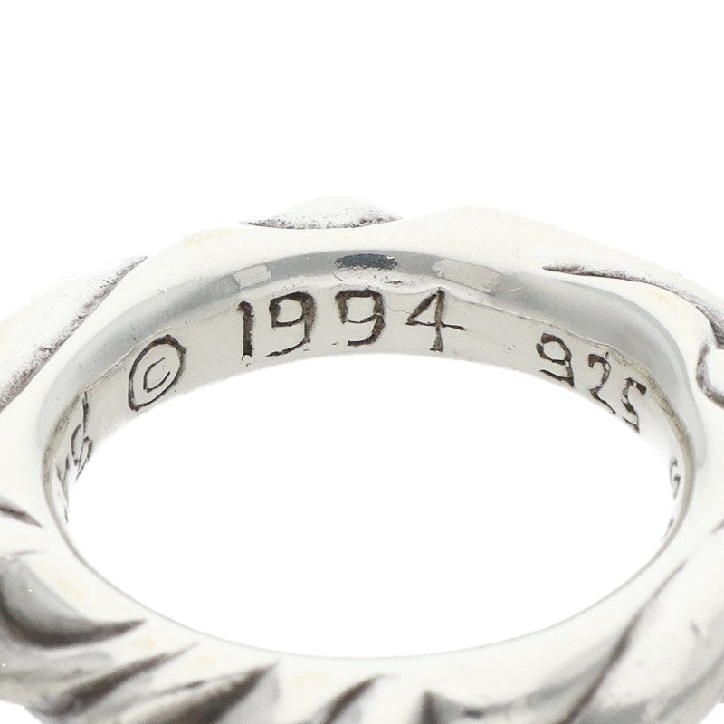Chrome Hearts SCRL BAND Silver Ring Size ONE SIZE