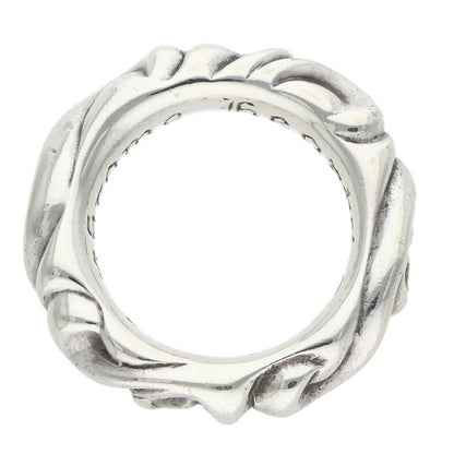Chrome Hearts SCRL BAND Silver Ring Size ONE SIZE