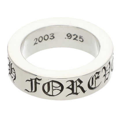 Chrome Hearts 6mm SPACER FOREVER Silver Ring Size 7.5