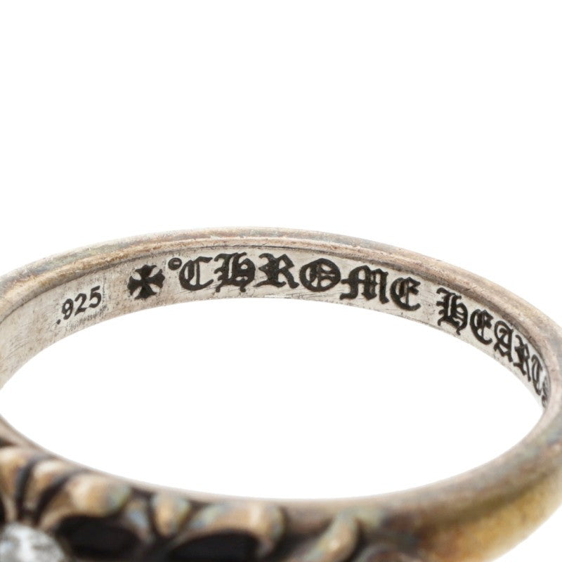 Chrome Hearts BABY CLSC FLRL CRS Pave Diamond Size US 10.5