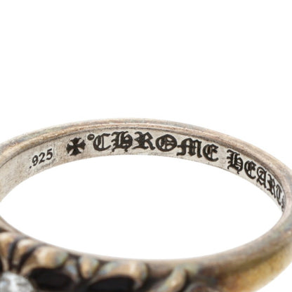 Chrome Hearts BABY CLSC FLRL CRS Pave Diamond Size US 10.5