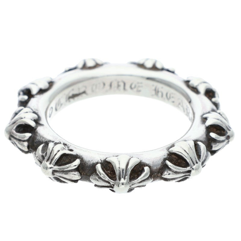 Chrome Hearts Cross Band Silver Ring Size 19.5