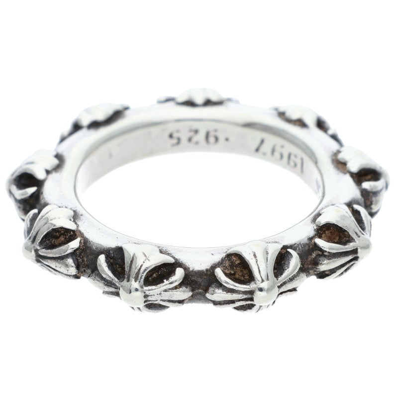 Chrome Hearts Cross Band Silver Ring Size 19.5