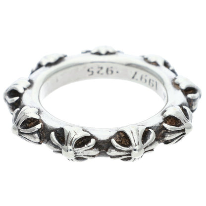 Chrome Hearts Cross Band Silver Ring Size 19.5