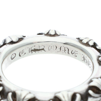 Chrome Hearts Cross Band Silver Ring Size 19.5
