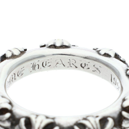 Chrome Hearts Cross Band Silver Ring Size 19.5