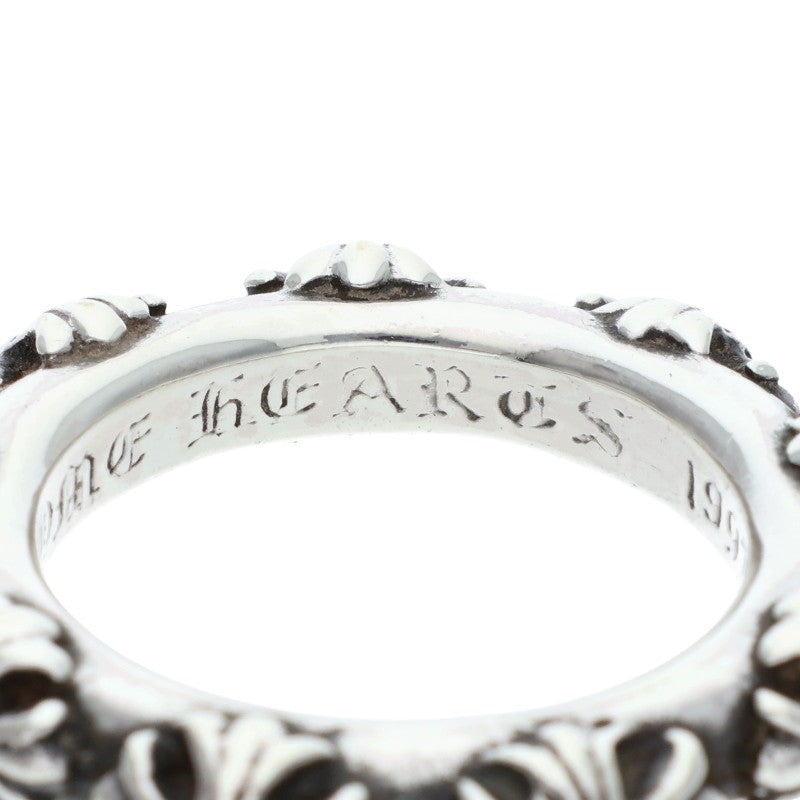 Chrome Hearts Cross Band Silver Ring Size 19.5