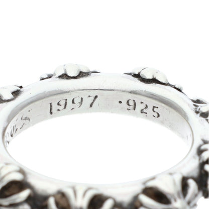 Chrome Hearts Cross Band Silver Ring Size 19.5