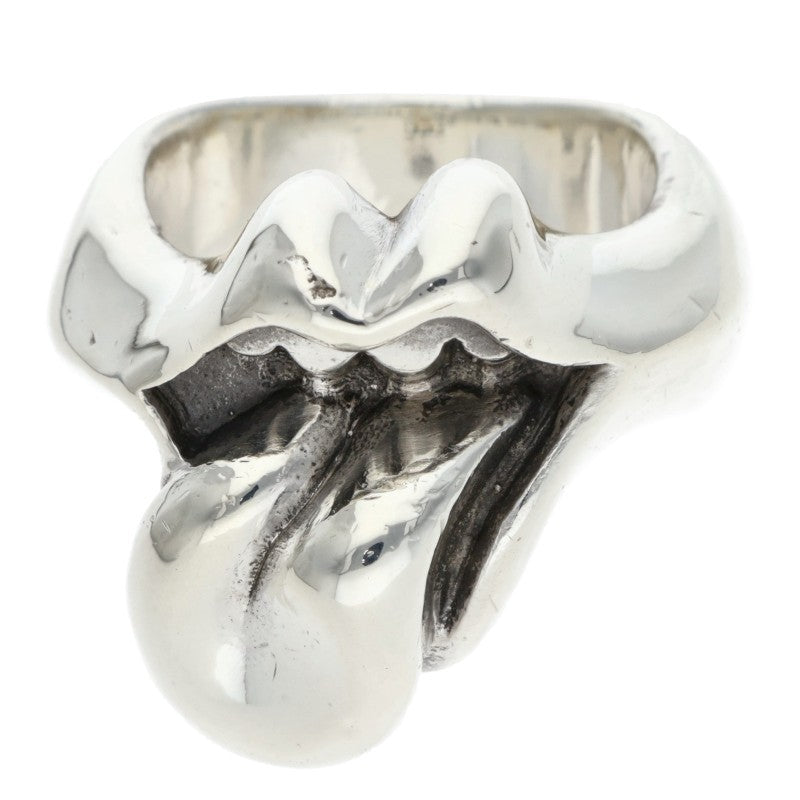 Chrome Hearts Lip & Tongue Medium Silver Ring Size 14.5