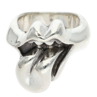 Chrome Hearts Lip & Tongue Medium Silver Ring Size 14.5