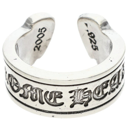 Chrome Hearts LG SCROLL LABEL Silver Ring Size ONE SIZE