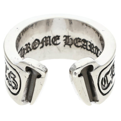 Chrome Hearts LG SCROLL LABEL Silver Ring Size ONE SIZE