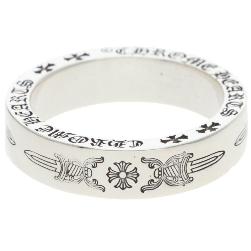 Chrome Hearts 6mm Spacer Dagger Silver Ring Size 23.5