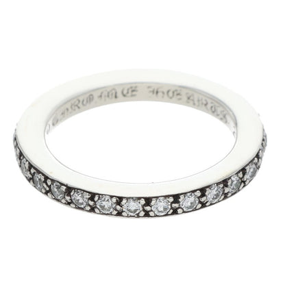 Chrome Hearts TFL Pave Diamond Silver Ring Size US 6.5