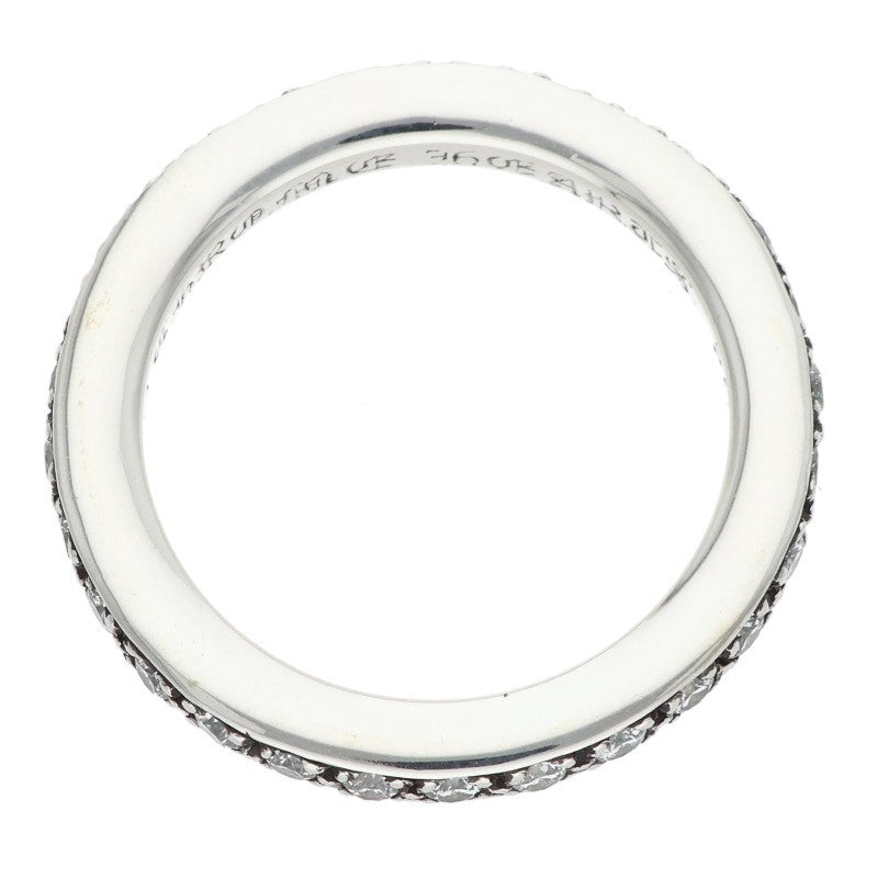 Chrome Hearts TFL Pave Diamond Silver Ring Size US 6.5