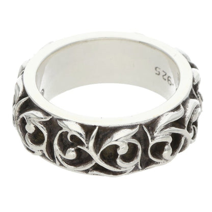 Chrome Hearts Eternity Vine Band Silver Ring Size ONE SIZE