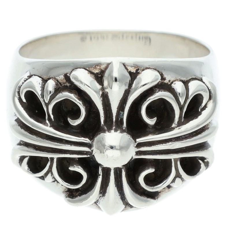 Chrome Hearts Keeper Sterling Silver Ring Size US 12