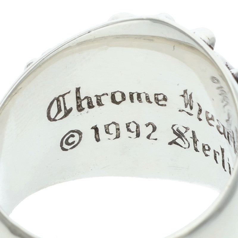 Chrome Hearts Keeper Sterling Silver Ring Size US 12