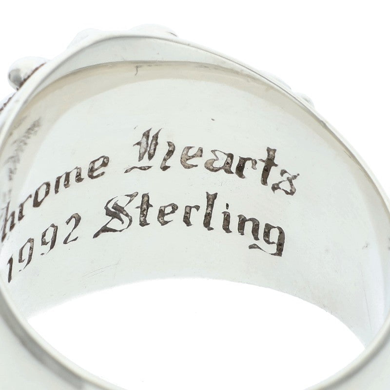 Chrome Hearts Keeper Sterling Silver Ring Size US 12