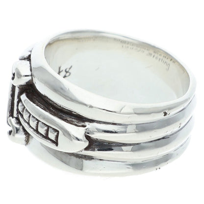 Chrome Hearts Dagger Sterling Silver Ring Size 15.5