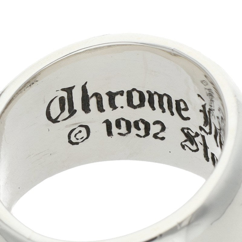 Chrome Hearts SEAL STAMP Sterling Silver Ring Size ONE SIZE