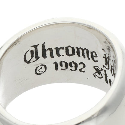 Chrome Hearts SEAL STAMP Sterling Silver Ring Size ONE SIZE