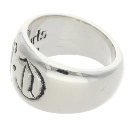Chrome Hearts SEAL STAMP Sterling Silver Ring Size ONE SIZE