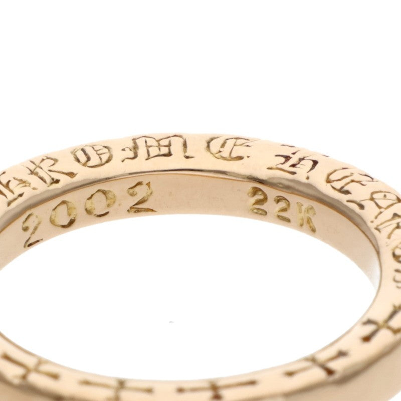 Chrome Hearts 22K Yellow Gold Ring Size ONE SIZE