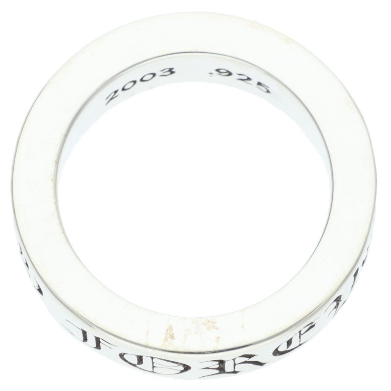 Chrome Hearts 6mm Spacer Forever 925 Silver Ring Size 11.5