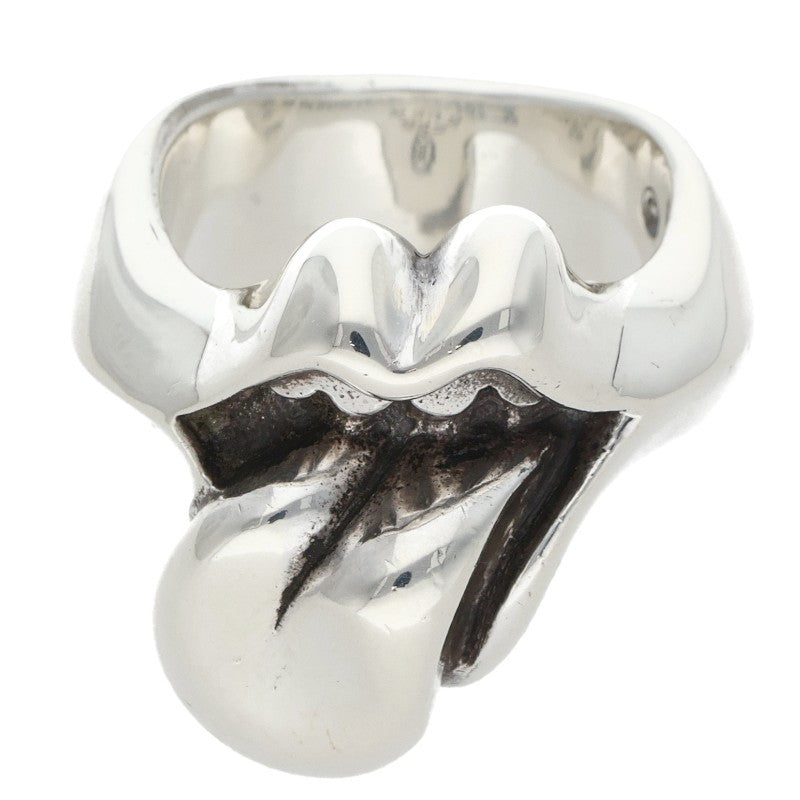 Chrome Hearts LIP TONGUE-MD 925 Silver Ring Size ONE SIZE