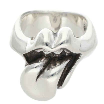 Chrome Hearts LIP TONGUE-MD 925 Silver Ring Size ONE SIZE