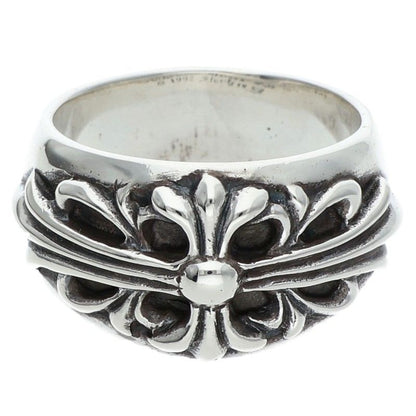 Chrome Hearts FLRL CRS Sterling Silver Ring Size US 10
