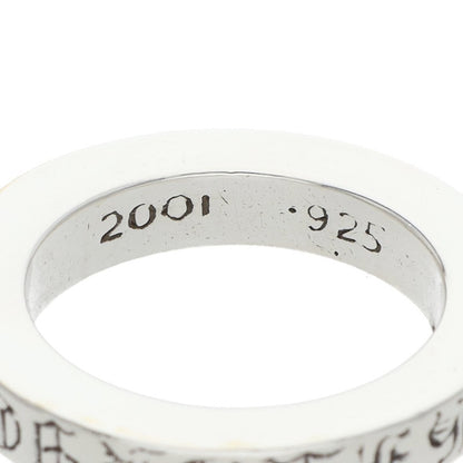 Chrome Hearts 3mm SPACER FUCKYOU Silver Ring Size ONE SIZE