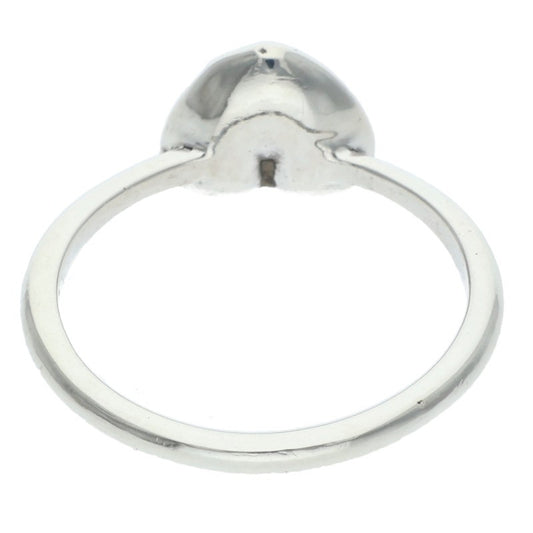 Chrome Hearts BUBBLGM HEART Silver Ring Size ONE SIZE