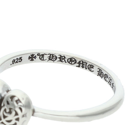 Chrome Hearts BUBBLGM HEART Silver Ring Size ONE SIZE