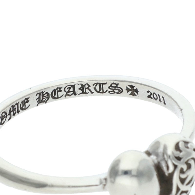 Chrome Hearts BUBBLGM HEART Silver Ring Size ONE SIZE
