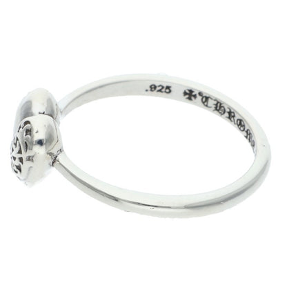 Chrome Hearts BUBBLGM HEART Silver Ring Size ONE SIZE