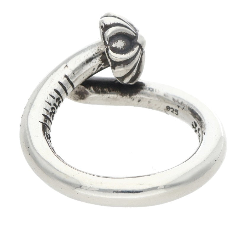 Chrome Hearts NAIL CRSBALL Silver Ring Size US 4