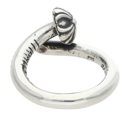 Chrome Hearts NAIL CRSBALL Silver Ring Size US 4