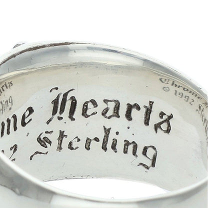 Chrome Hearts FLRL CRS Sterling Silver Ring Size US 9