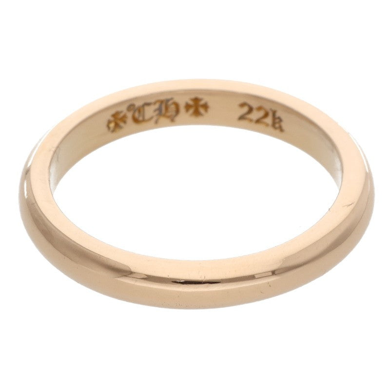 Chrome Hearts 22K Wedding Round Gold Ring Size ONE SIZE