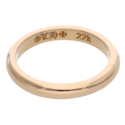 Chrome Hearts 22K Wedding Round Gold Ring Size ONE SIZE