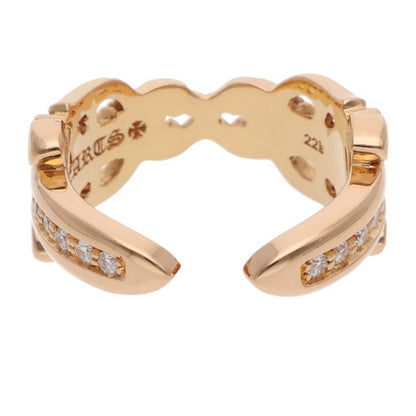 Chrome Hearts 22K DBL DAGGER OPEN Diamond Ring Size ONE SIZE